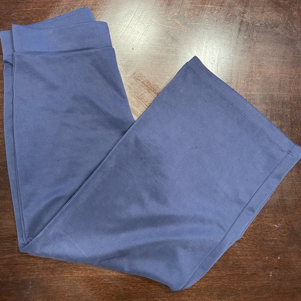 LOFT Women's Blue Wide Leg Pants